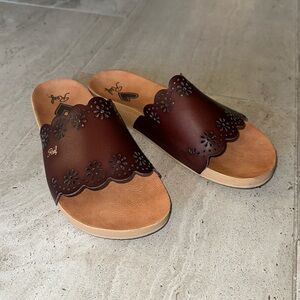 Women’s Reef leather sandals